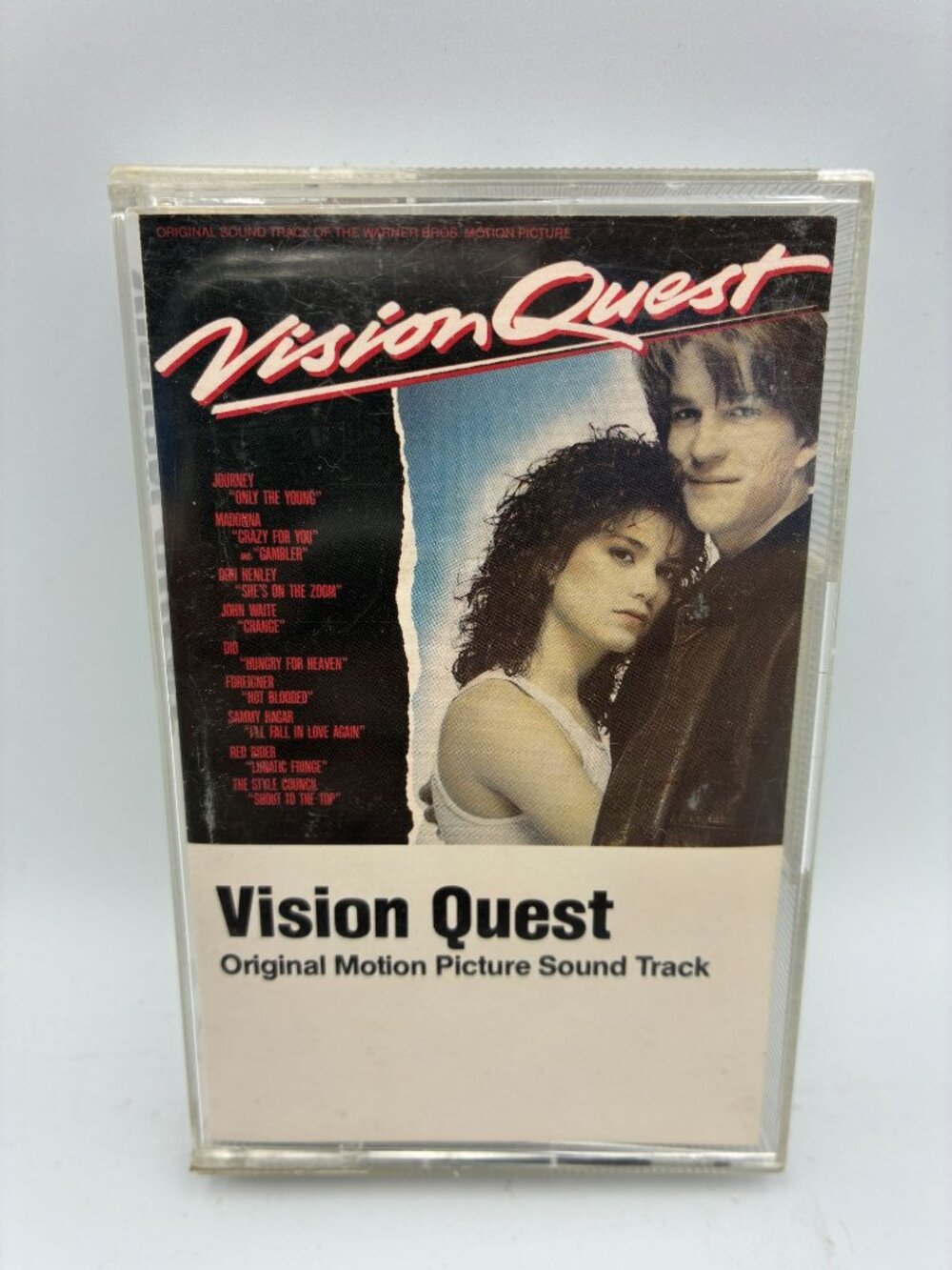 Vision Quest Original Motion Picture Soundtrack Cassette Tape 1985 Geffen Record